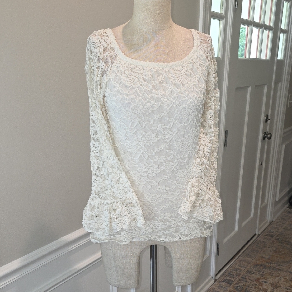 Rachel Kate Lace Blouse - Cream